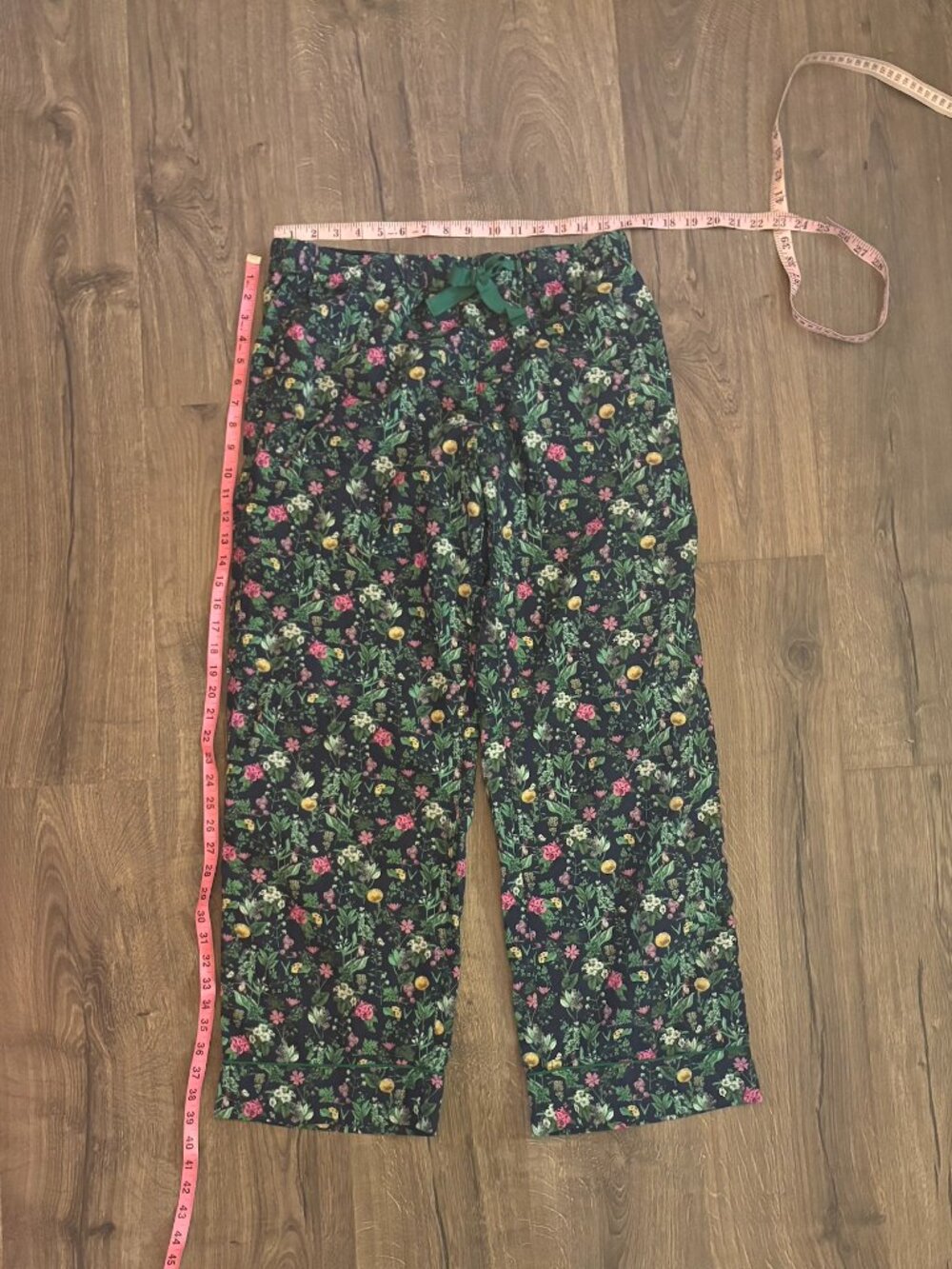JCREW Cotton poplin long-sleeve pajama set in winter garden floral - Picture 5 of 9